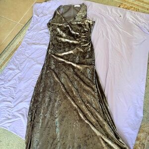 Vintage Calvin Klein Velvet Gown Size 2/4
